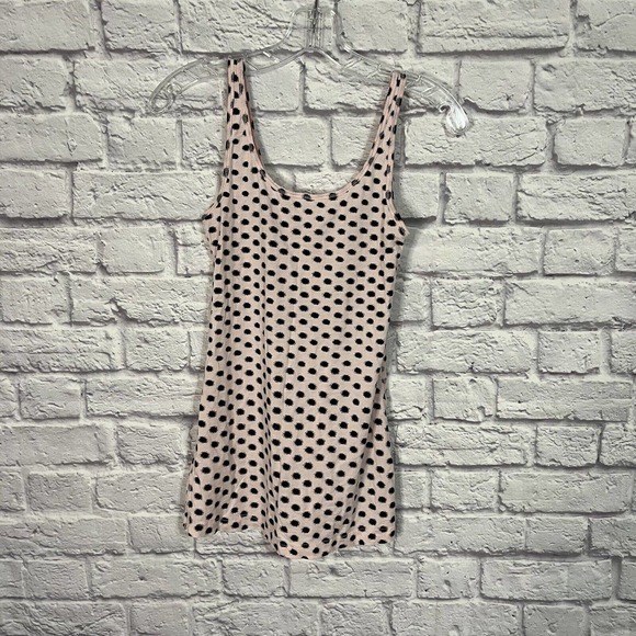 Lululemon Daily Tank Vitasea High Noon Dot Blush Quartz Black Athletic Top Small - Picture 1 of 2